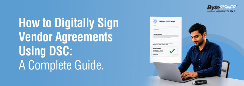 Digital sign vendor agreements